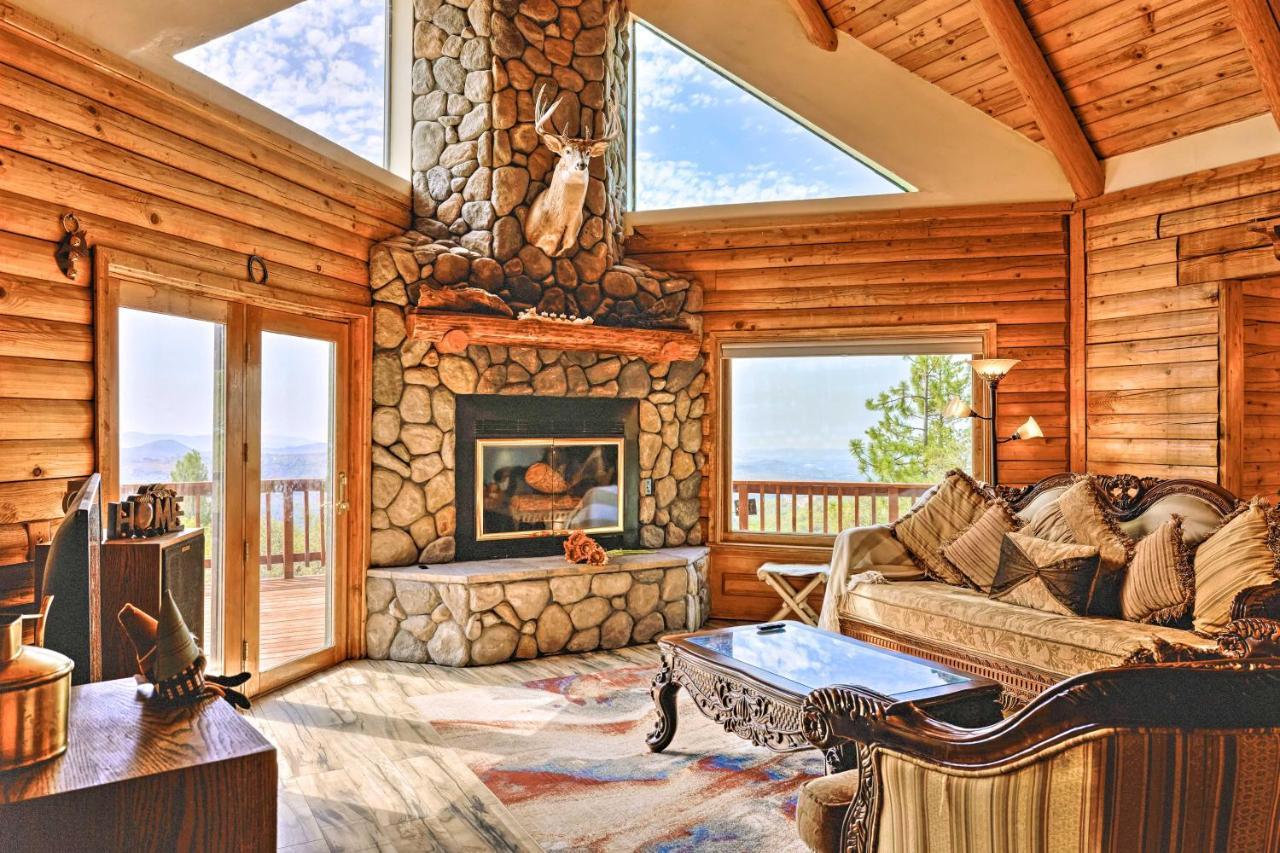 Stunning Log Cabin With Great Views, Firepit, Deck Near Twain Hart Sonora Zewnętrze zdjęcie