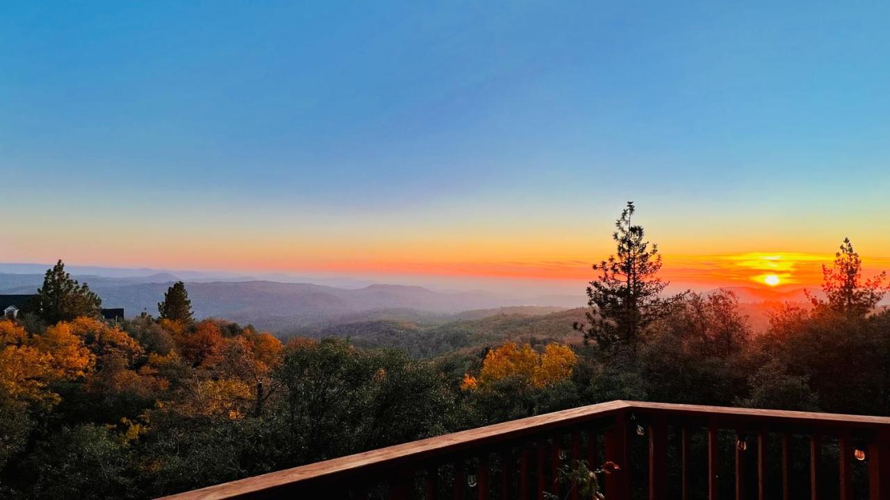 Stunning Log Cabin With Great Views, Firepit, Deck Near Twain Hart Sonora Zewnętrze zdjęcie