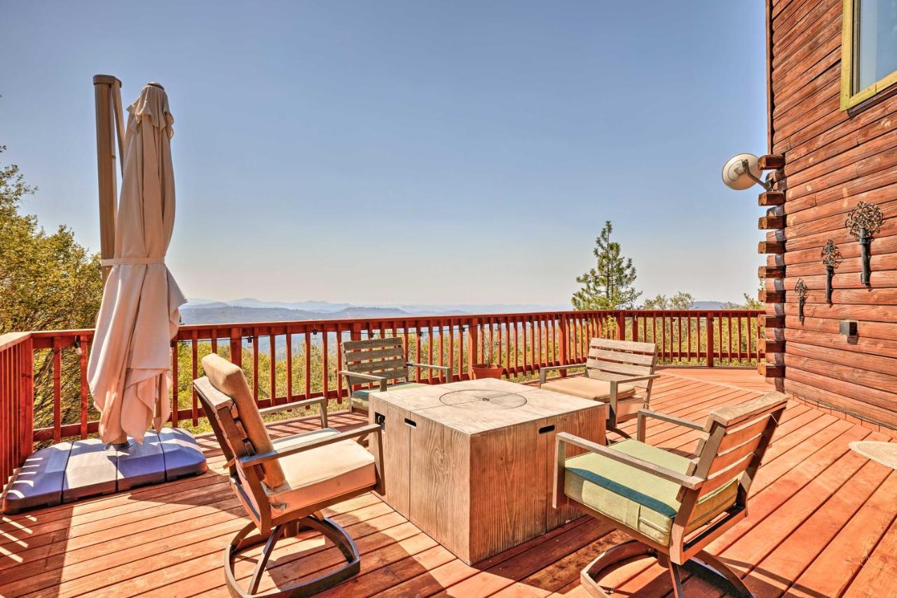 Stunning Log Cabin With Great Views, Firepit, Deck Near Twain Hart Sonora Zewnętrze zdjęcie