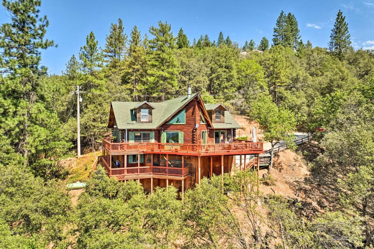 Stunning Log Cabin With Great Views, Firepit, Deck Near Twain Hart Sonora Zewnętrze zdjęcie