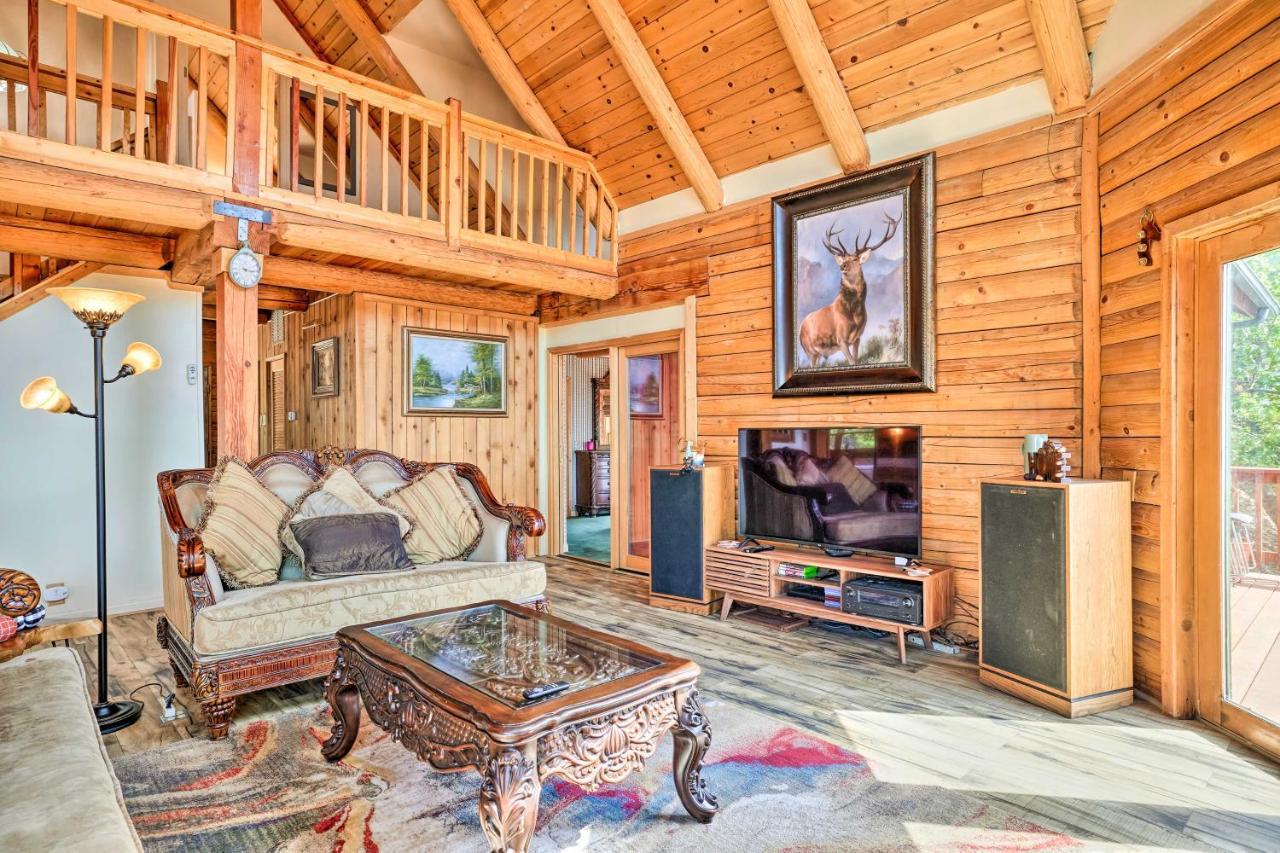 Stunning Log Cabin With Great Views, Firepit, Deck Near Twain Hart Sonora Zewnętrze zdjęcie